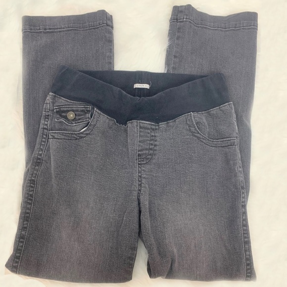 🛍 Duo Maternity Black Jeans Size Medium - Picture 3 of 5